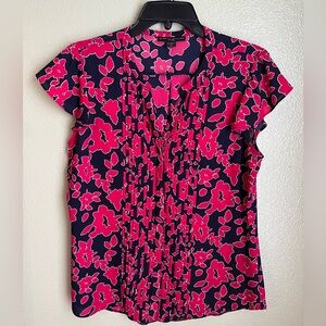 Simply Styled women’s printed lightweight blouse. Size L, floral . NWOT